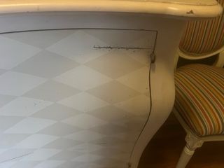 Aparador de madera lacado en marfil