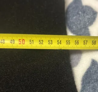 Abrigo largo de color negro oversize