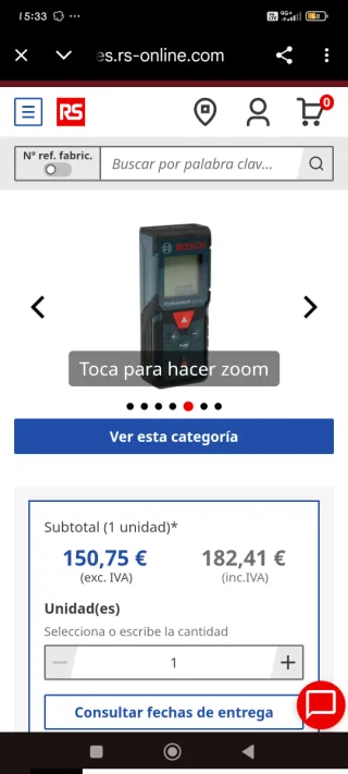 Medidor Láser Bosch GLM 40