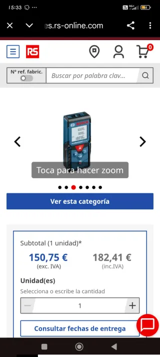 Medidor Láser Bosch GLM 40