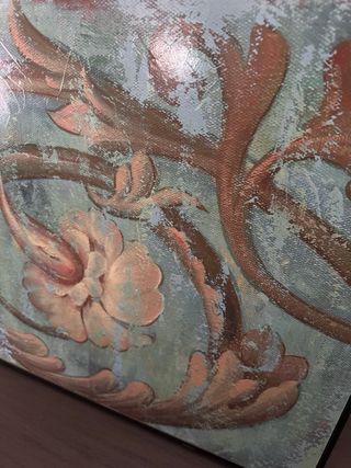 ¡SÓLO HOY, 30€! Cuadro Decorativo tonos Azul, Ocre