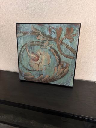 ¡SÓLO HOY, 30€! Cuadro Decorativo tonos Azul, Ocre