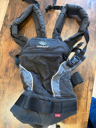 Mochila Portabebés Manduca Negra