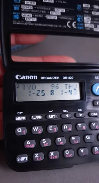 AGENDA ELECTRÓNICA CANON DM-320