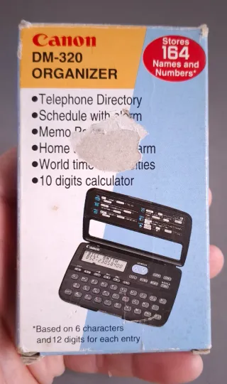 AGENDA ELECTRÓNICA CANON DM-320