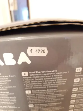 Esterilizador BÉABA 2 en 1 vapor