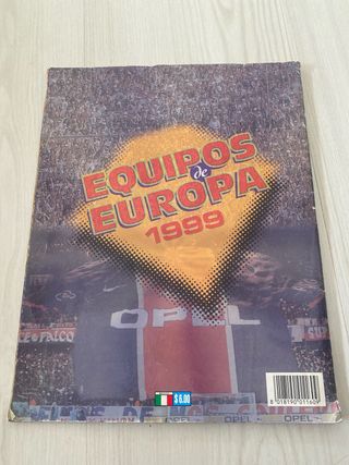 Colección Panini Equipos de Europa 1999.