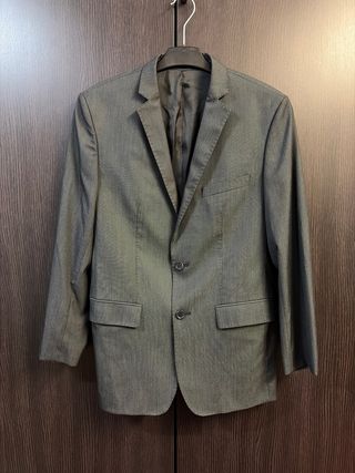 Traje Zara Gris Hombre