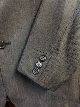 Traje Zara Gris Hombre