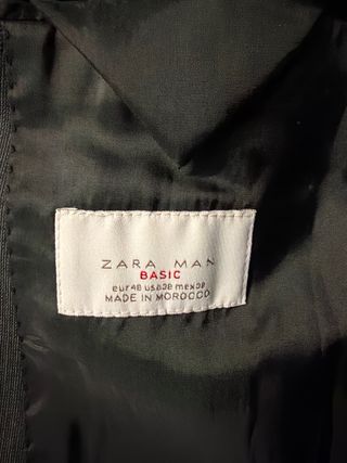 Traje Zara Gris Hombre