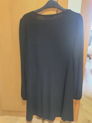 Vestido Negro Mango Talla XL con etiqueta