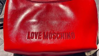 Bolso Love Moschino Rojo Acolchado