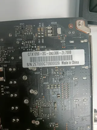 Tarjeta Gráfica NVIDIA GTX 1050 2GB