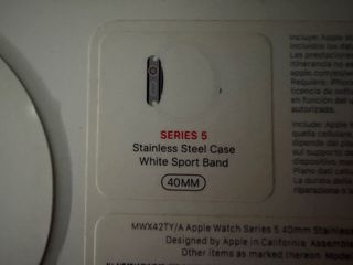 Apple Watch S5 40mm Acero Inoxidable