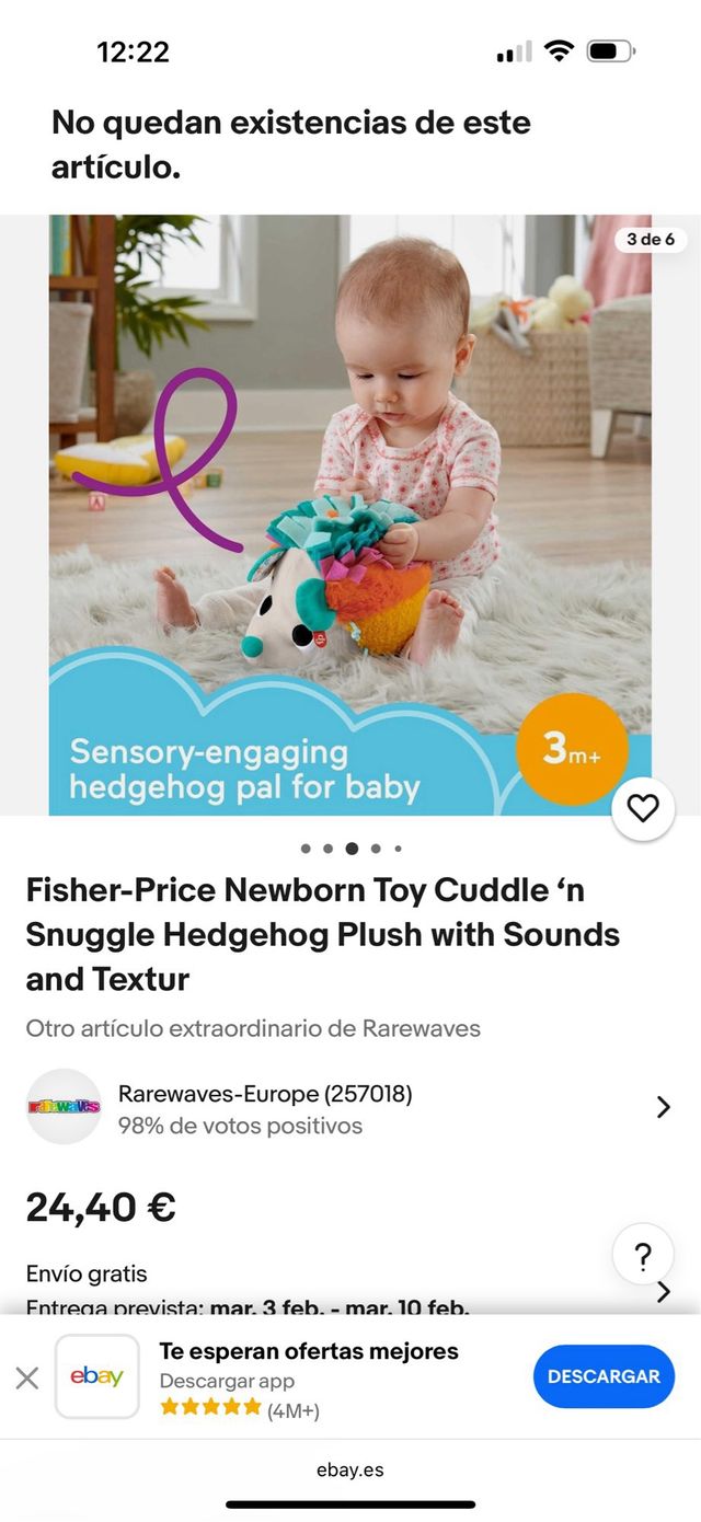 Juguetes sensoriales Fisher Price