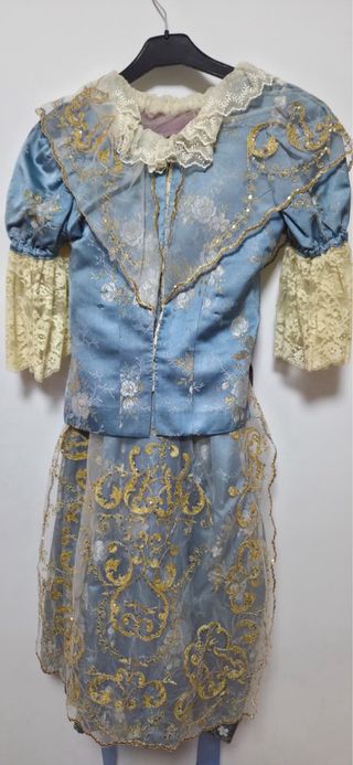 Vestido Fallera Talla 6-8 Años + Zapatos