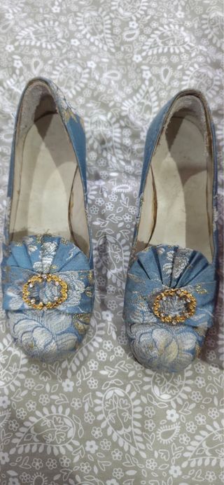 Vestido Fallera Talla 6-8 Años + Zapatos