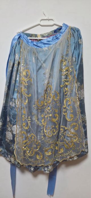 Vestido Fallera Talla 6-8 Años + Zapatos