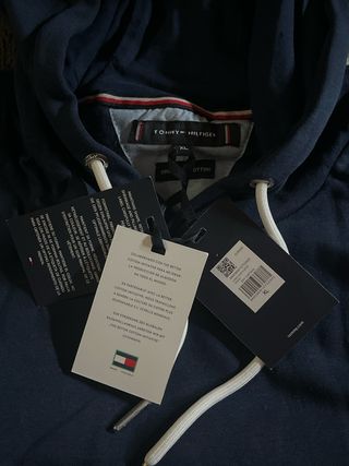 Sudadera Tommy Hilfiger Azul con Capucha