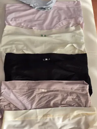 6 Braguitas de Seda Talla Única