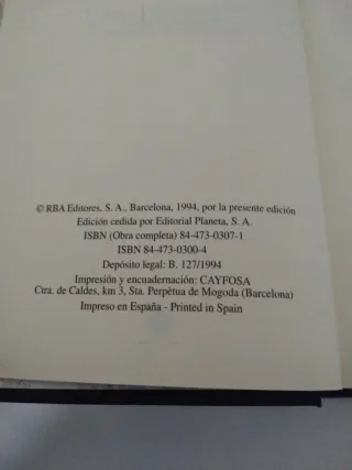 Libro de literatura clásica