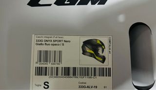 Casco Moto CGM ONYX 333 Negro/Amarillo