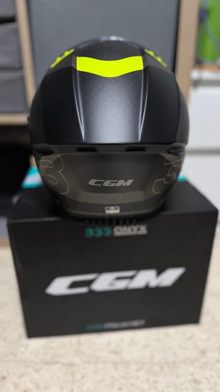 Casco Moto CGM ONYX 333 Negro/Amarillo