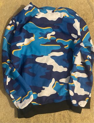 Sudadera Nike Talla S Camuflaje Azul