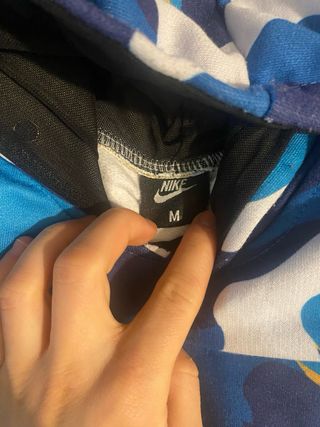 Sudadera Nike Talla S Camuflaje Azul
