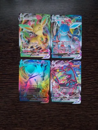 Lote 4 Cartas Pokémon VMAX (No originales)