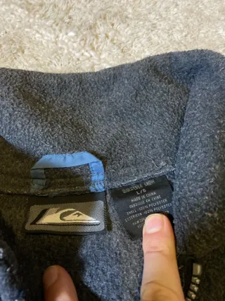 Polar Quiksilver Gris Retro Vintage 90s