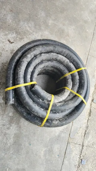 Tubo corrugado 50mm electrico o riego.Rollo de 25m