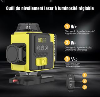 Nivel Láser 360° Autonivelante (Con Trípode) NUEVO