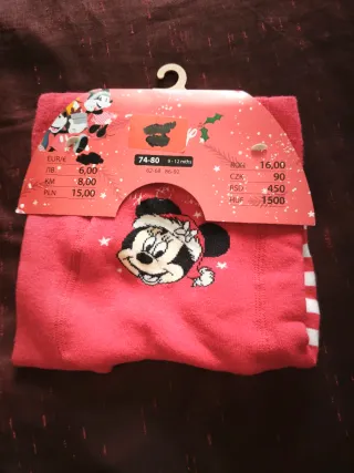 Calzamaglia Minnie Natale 9/12 mesi