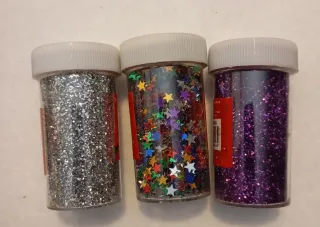 3 Barattoli Polvere Glitter HQ
