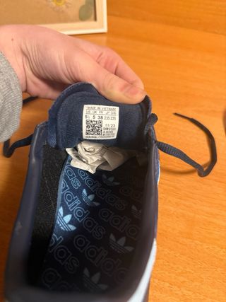 Adidas Azul Marino Talla 38 Casi Nuevas