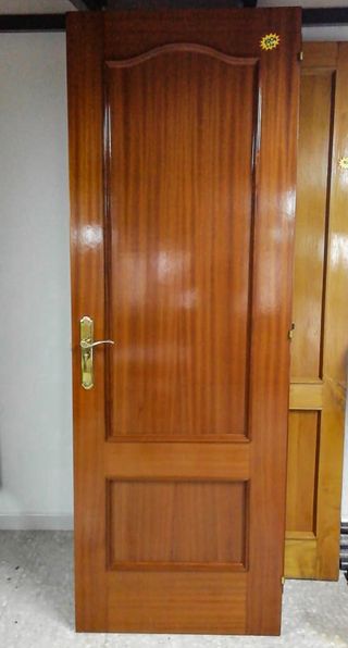 Lote 4 puertas madera maciza
