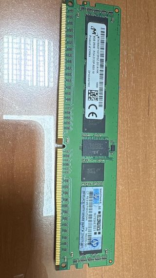 2x Módulos Memoria RAM Servidor HP Samsung Micron