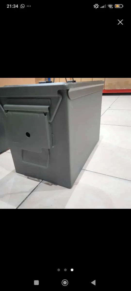 Cajas de municion militar