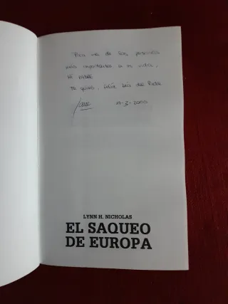 -El Saqueo De Europa.Lynn H.Nicholas.