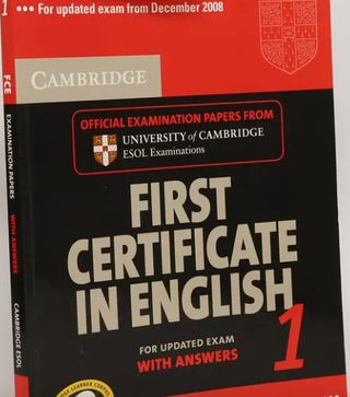 Libro inglés First Certificate English Cambridge