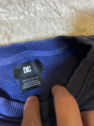Sudadera DC Shoes skate Y2K azul