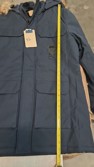 Parka Hombre Invierno Azul