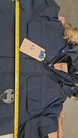 Parka Hombre Invierno Azul