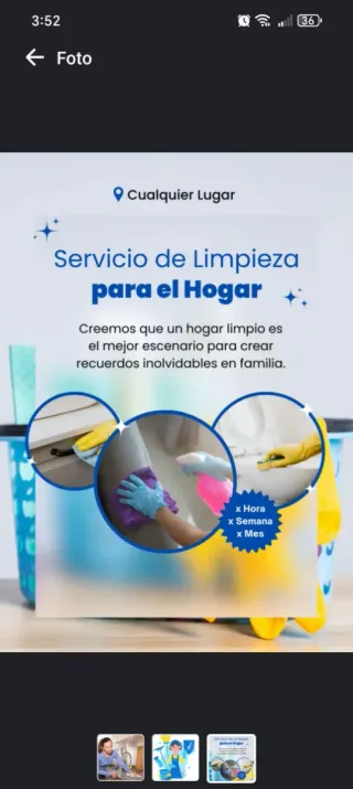 Hago limpieza en tu hogar!