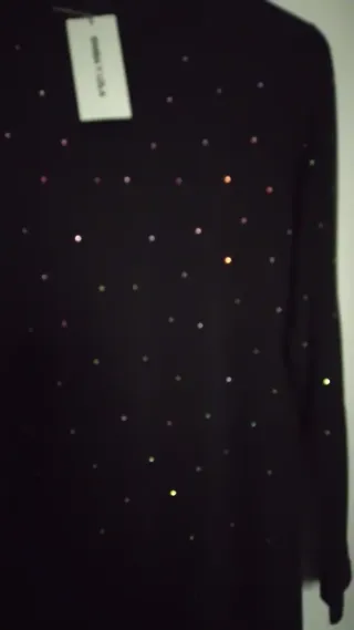 Vestido BIMBA Y LOLA gris antracita Brillos+Regalo