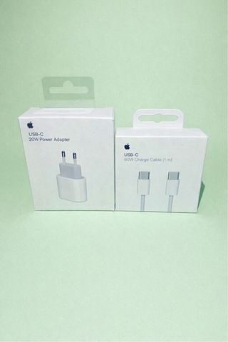 Cargador iPhone Apple USB-C 20W + Cable tipo C