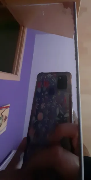 Armario baño espejo madera y cristal