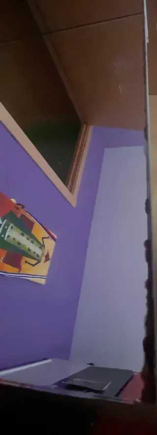 Armario baño espejo madera y cristal