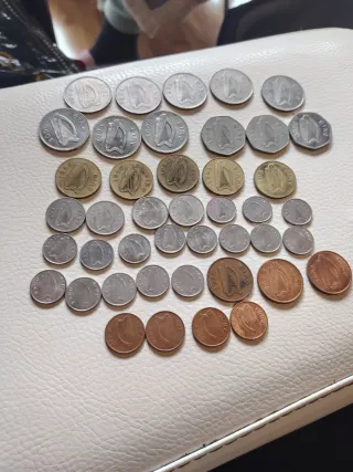 43 Monedas Antiguas de Irlanda